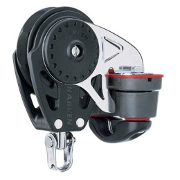 Harken Carbo 75mm Ratchmatic Block with shackle