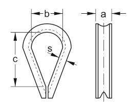 Kausza nierdzewna 10 mm, Kausza nierdzewna 10 mm,
