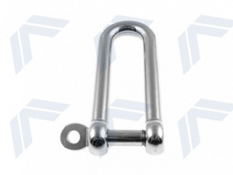 AS Straight D-shackle, long with captive pin 10