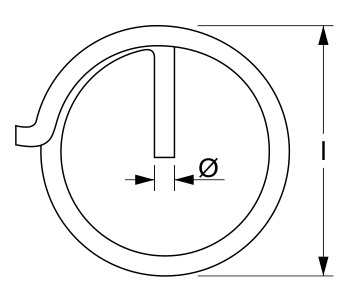 AS Zawleczka okrągła 1.2X15 AS Zawleczka okrągła 1.2X15