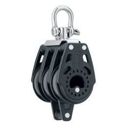 Harken Blok carbo 40mm potrójny zaczep krętlik