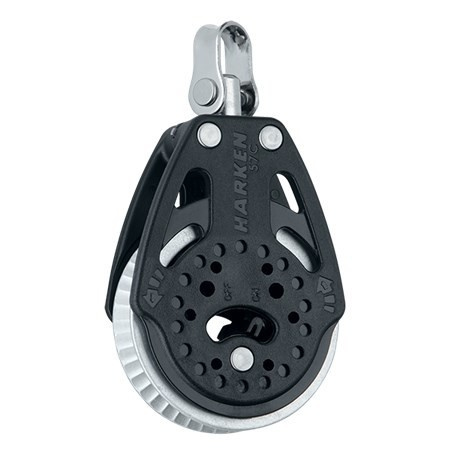Harken 57mm Ratchet Block - Swivel, 2x Gri Harken 57mm Ratchet Block - Swivel, 2x Gri