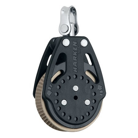 Harken 57mm Ratchamatic Block - Swivel, 1.5x Grip