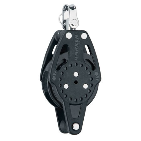Harken 57mm Ratchamatic Block - Swivel, Becket Harken 57mm Ratchamatic Block - Swivel, Becket
