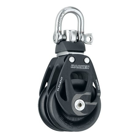 Harken 45mm Aluminum Element Double Block - Swivel Harken 45mm Aluminum Element Double Block - Swivel