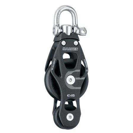 Harken 45mm Aluminum Element Fiddle Block — Swivel Harken 45mm Aluminum Element Fiddle Block — Swivel