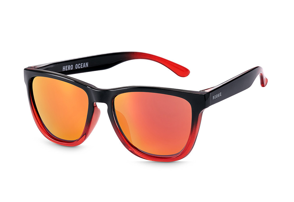 Rookie Hero Sunglasses Ocean red and black