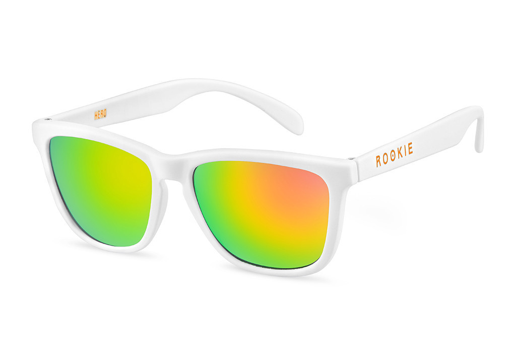 Rookie Hero Sunglasses white pink lenses Rookie Hero Sunglasses white pink lenses