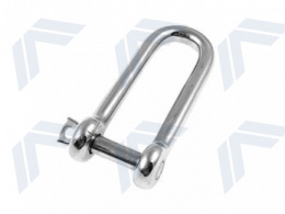 AS Straight D-shackle, long 10
