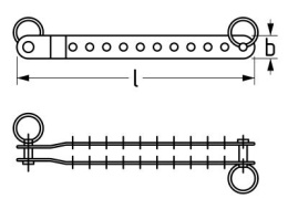 AS chain-plate 10cm