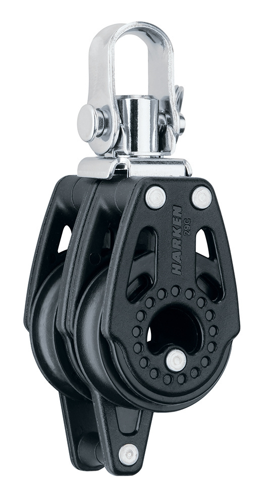 Harken 29mm Double Block — Swivel, Becket Harken 29mm Double Block — Swivel, Becket