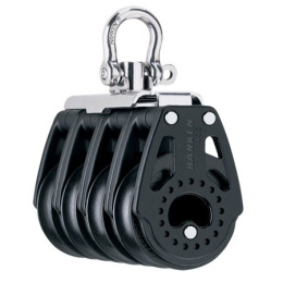 Harken Blok Carbo 40mm poczwórny, krętlik