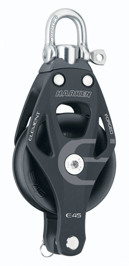 Harken Blok Element 45mm s karabinou, závěs