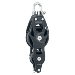 Harken 45mm Aluminum Element Fiddle Block — Swivel, Becket