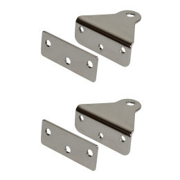Optiparts Optimist transom gudgeons with backing plates