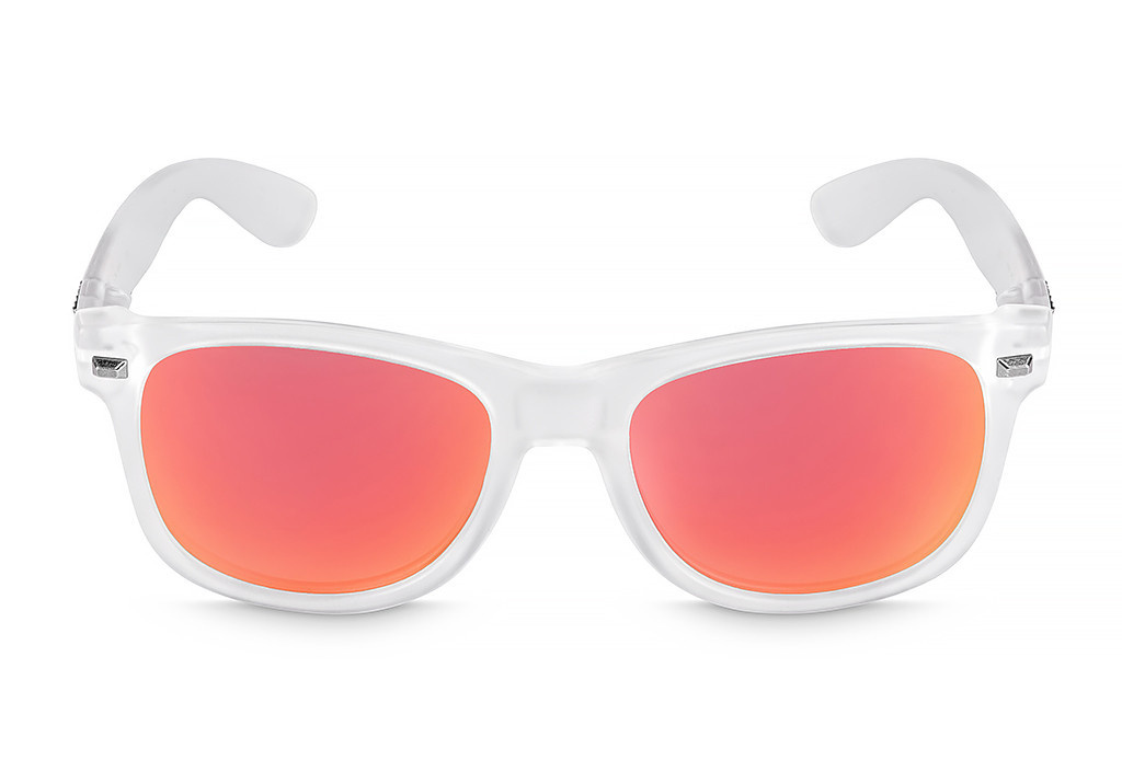 Rookie Glasses Sunday transparent-red
