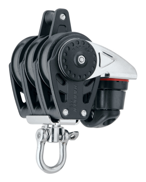 Harken Blok carbo 40mm potrójny knaga 471 zaczep