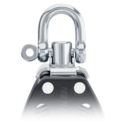 Harken 40mm Triple Ratchet Block — Swivel, Becket, Cam Cleat