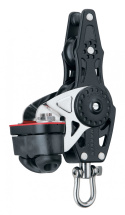 Harken 40mm Fiddle Block — Swivel, Becket, Cam Cleat