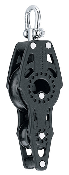 Harken 40mm Fiddle Block — Swivel, Becket Harken 40mm Fiddle Block — Swivel, Becket