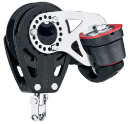 Harken Kladkový blok Carbo 57 mm s ratchetem, otočkou a hákem 150