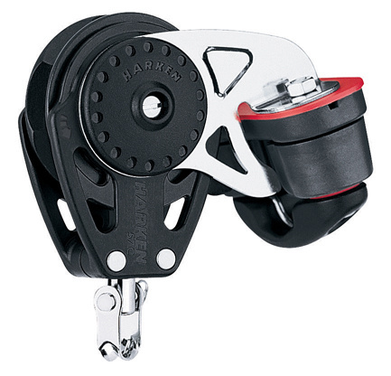 Harken 57mm Ratchamatic® Block — Swivel, Cam Cleat Harken 57mm Ratchamatic® Block — Swivel, Cam Cleat