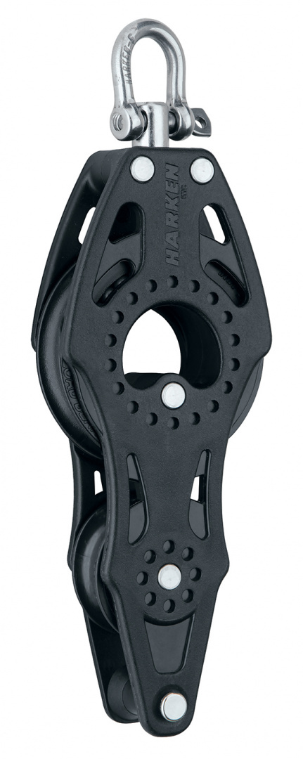 Harken 57mm Fiddle Block — Swivel, Becket Harken 57mm Fiddle Block — Swivel, Becket