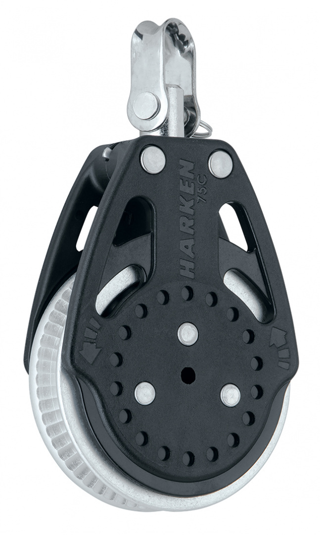Harken 75mm Ratchamatic® Block — Swivel, 2x Grip Harken 75mm Ratchamatic® Block — Swivel, 2x Grip