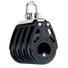 Harken Carbo Block 75mm Quadruple Swivel