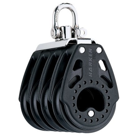 Harken Blok carbo 75mm poczwórny krętlik Harken Blok carbo 75mm poczwórny krętlik