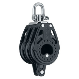 Harken Carbo Block 75mm Triple Swivel with Shackle