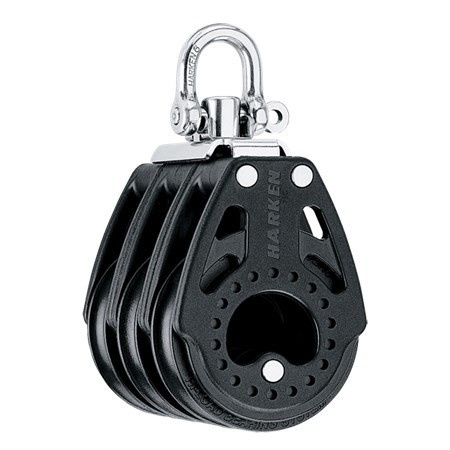 Harken Carbo Block 75mm Triple Swivel