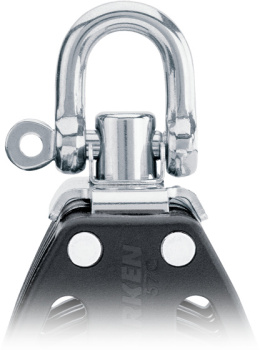 Harken 75mm Triple Block — Swivel, Becket, Cam Cleat