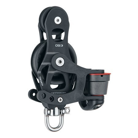 Harken Blok element 60mm wiolinowy knaga