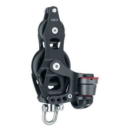 Harken Blok element 60mm wiolinowy zaczep knaga Harken Blok element 60mm wiolinowy zaczep knaga