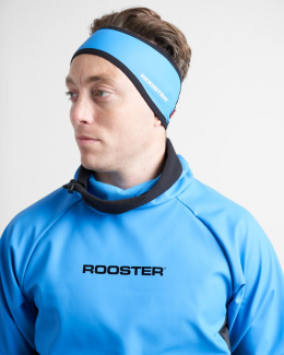 Rooster Aquafleece headband blue