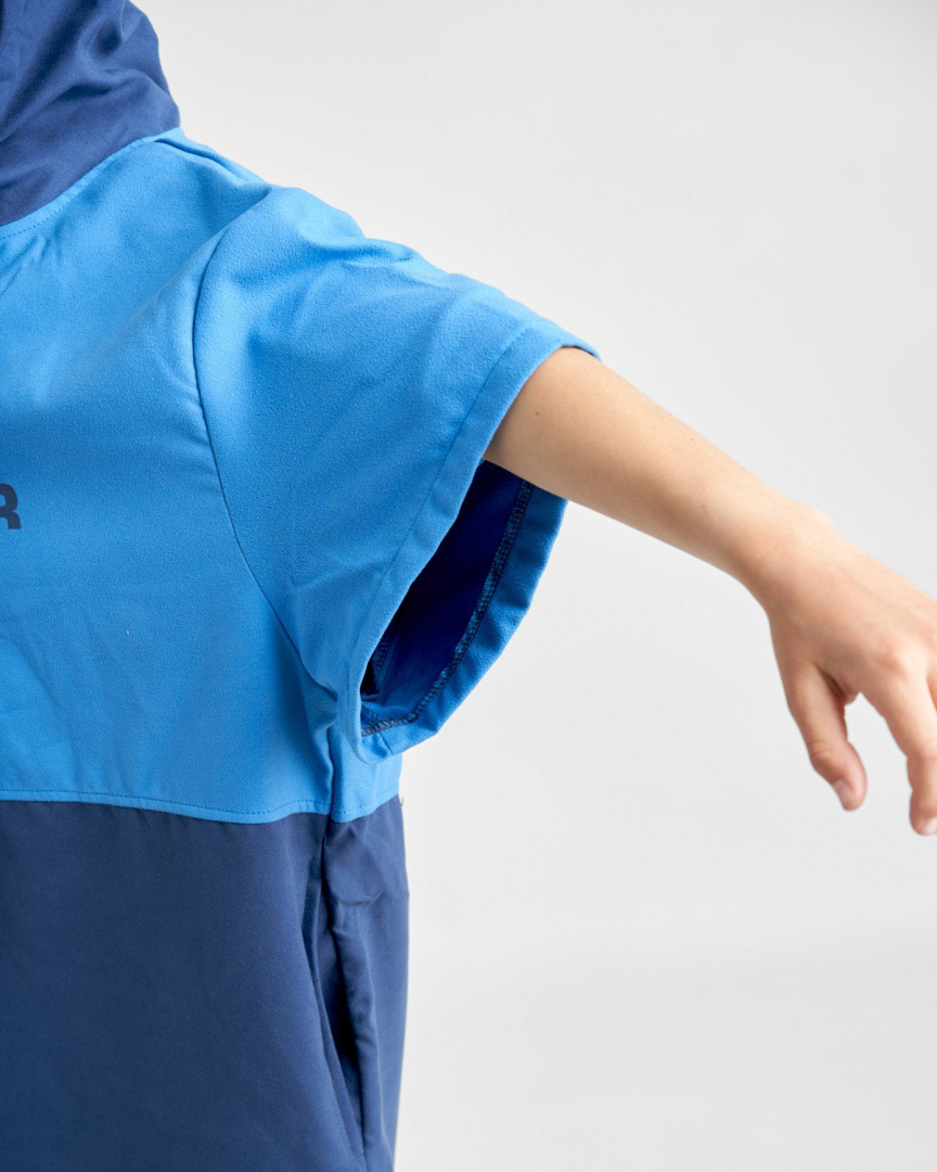 Rooster Quick Dry Poncho blue Rooster Quick Dry Poncho blue
