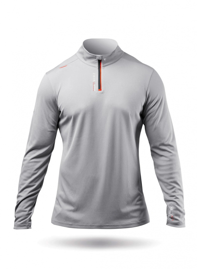 Zhik UVActive High Collar 1/4 Zip Mens Top Zhik UVActive High Collar 1/4 Zip Mens Top