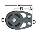 Harken Block 75mm ESP Recumbent Harken Block 75mm ESP Recumbent