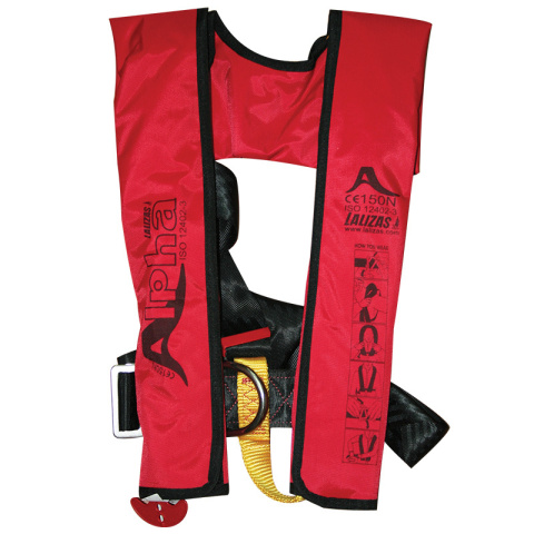 Lalizas PFD Pneumatic Alpha Vest Red