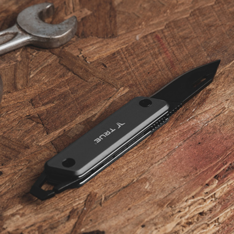 True MODERN KEY CHAIN KNIFE - nożyk brelok - szary True MODERN KEY CHAIN KNIFE - nożyk brelok - szary