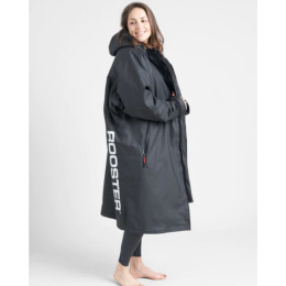 rooster poncho robe czerwone