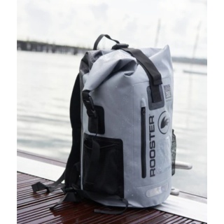 Rooster Waterproof Roll Top Backpack Gray 35L