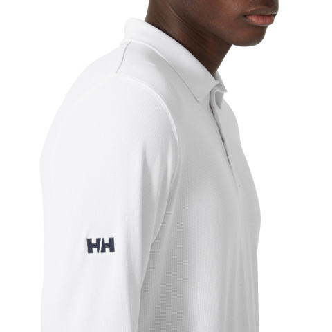 Helly Hansen crewline long sleeve polo white men's Helly Hansen crewline long sleeve polo white men's