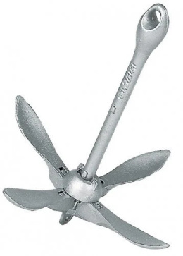 Folding anchor 6kg galvanized