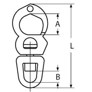 AS Snap Shackle 85mm quick release